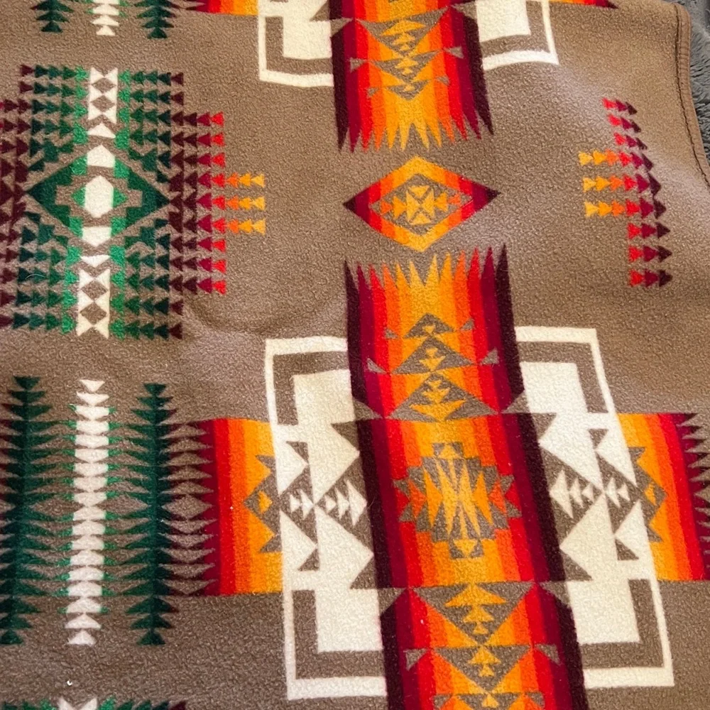 Vintage Pendleton Chief Joseph Beaver State Wool Blanket 64” x 76”